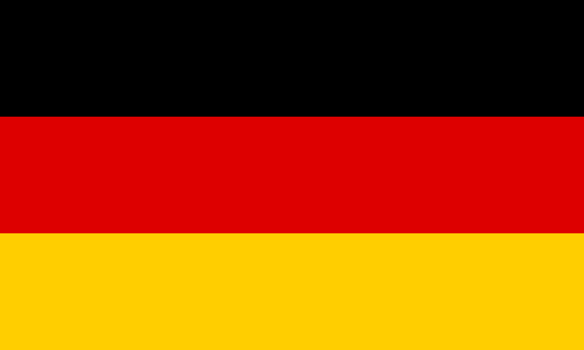 Germany flag - German language