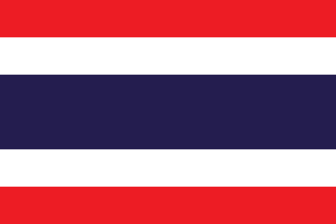 Thailand flag - Thai language